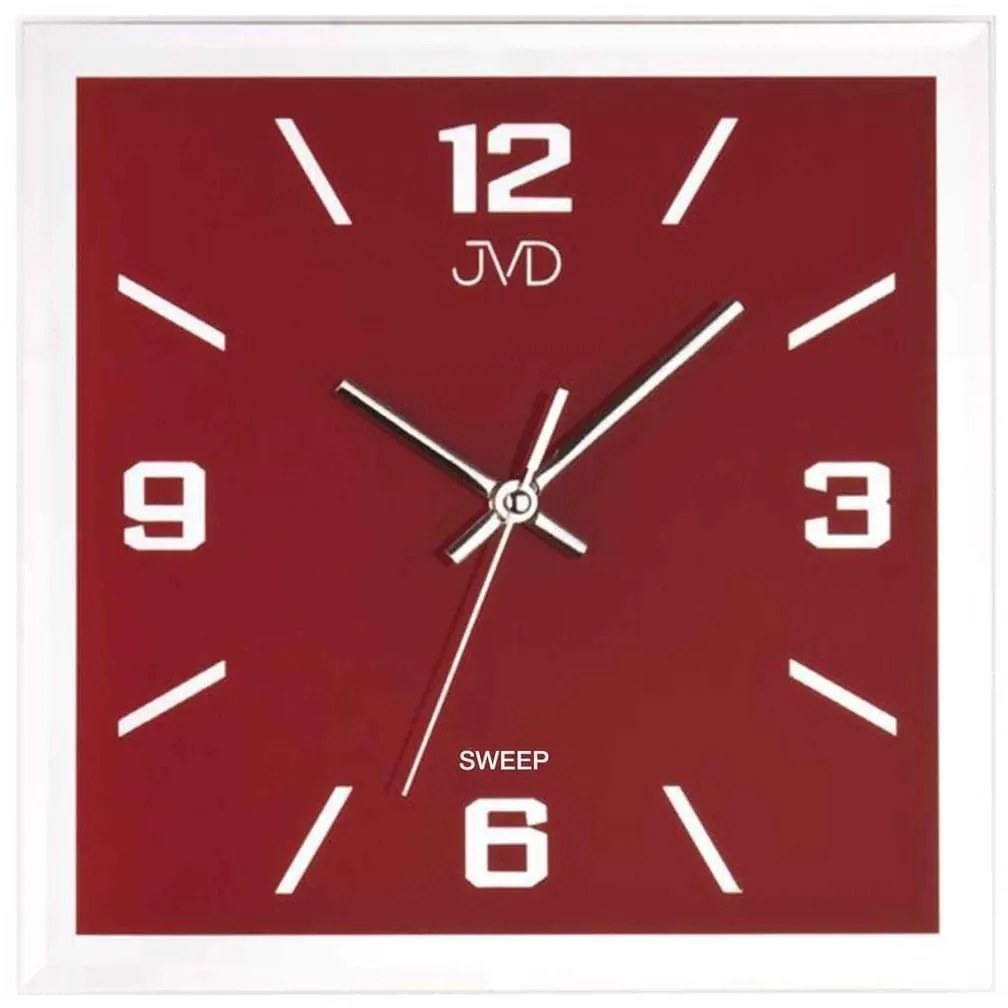 Dizajnové sklenené nástenné hodiny JVD NS26113.8