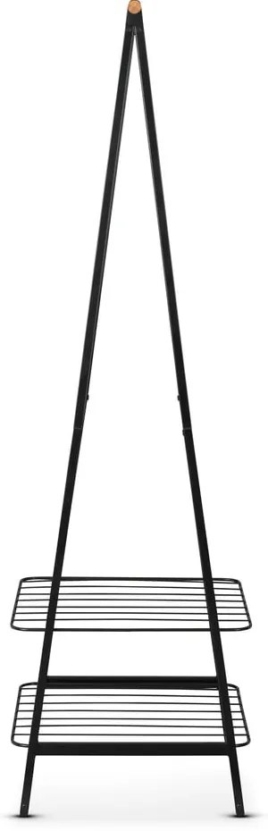 Čierny oceľový stojan na oblečenie Linn – Brabantia