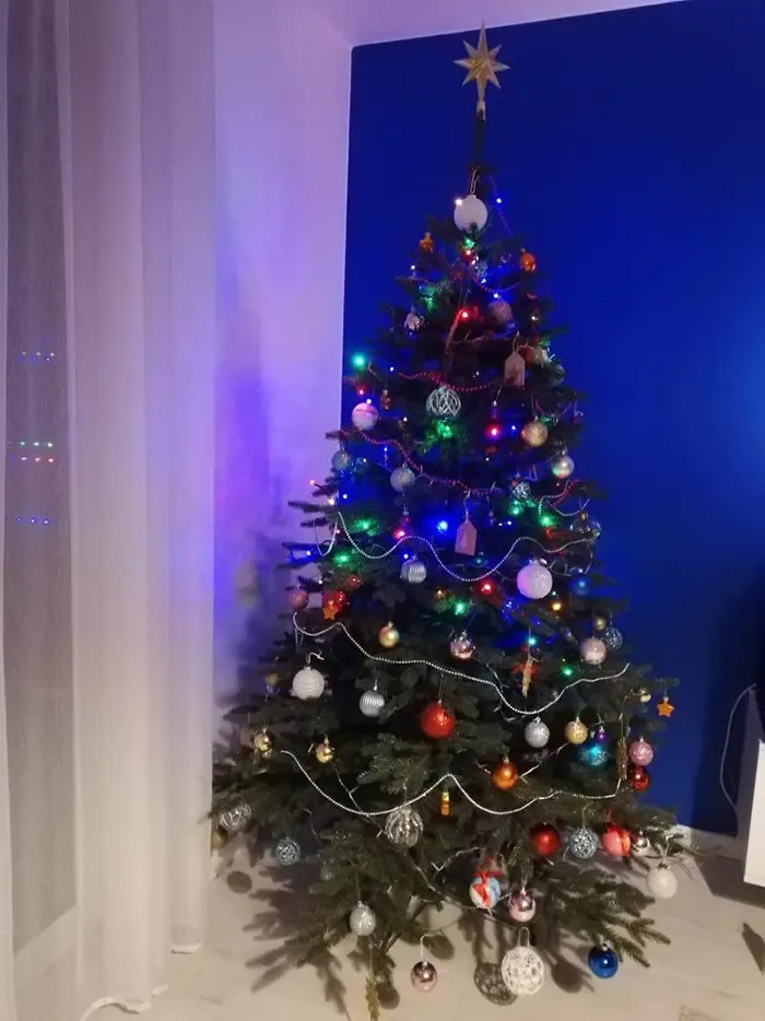 Smrek prírodný - 3D vianočný stromček - 100%PE
