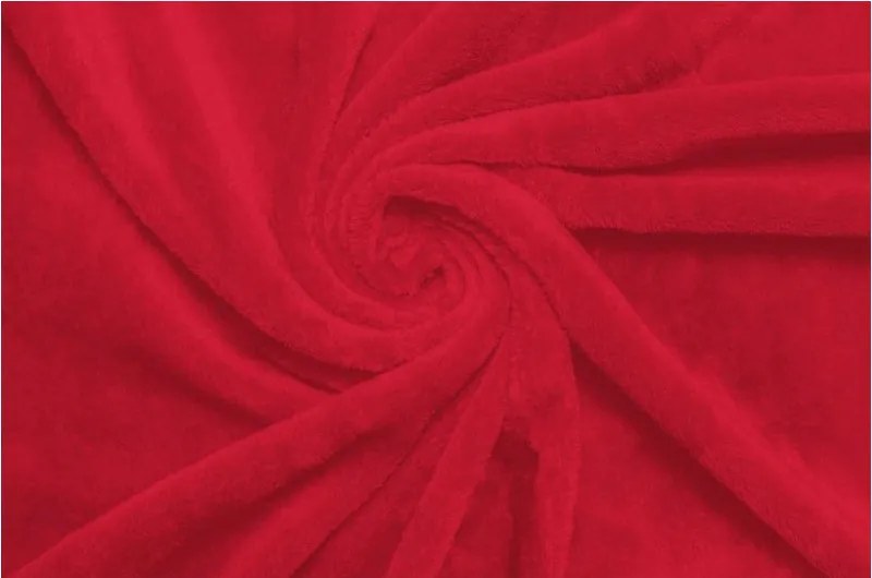 ECOMATRACE Mikroplyšová plachta červená – 90×200 cm