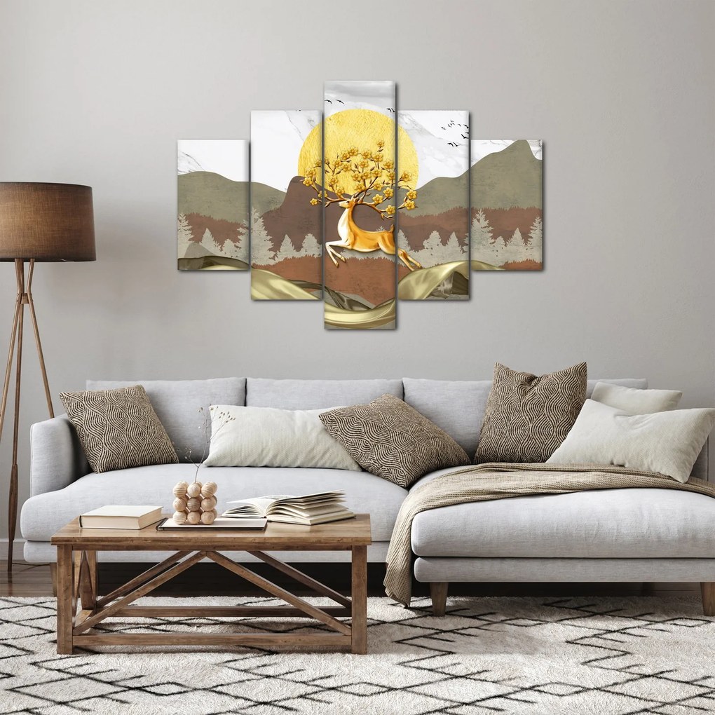 Obraz jeleňa (150x105 cm)