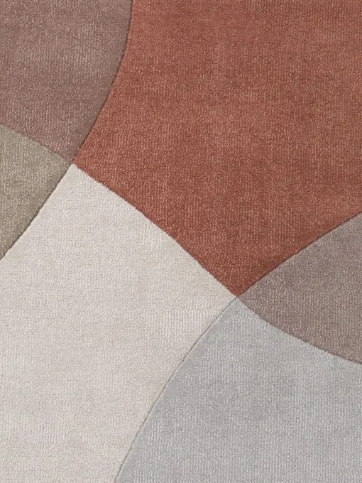 Koberec Ted Baker Hackney Clarissa modrý / béžový kruh