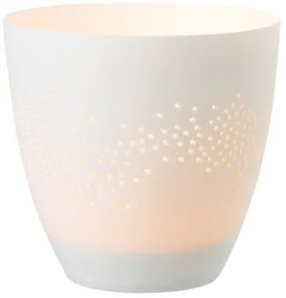 Räder Biely porcelánový svietnik SNOWLIGHTS
