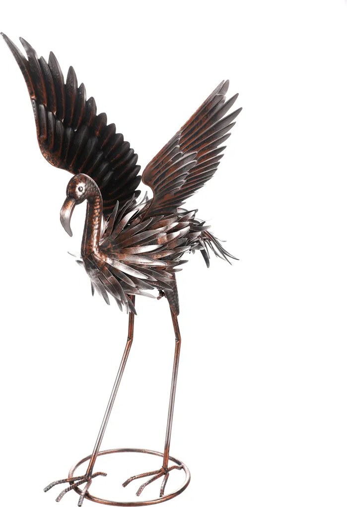 Plameniak 69 cm - kovová záhradná dekorácia