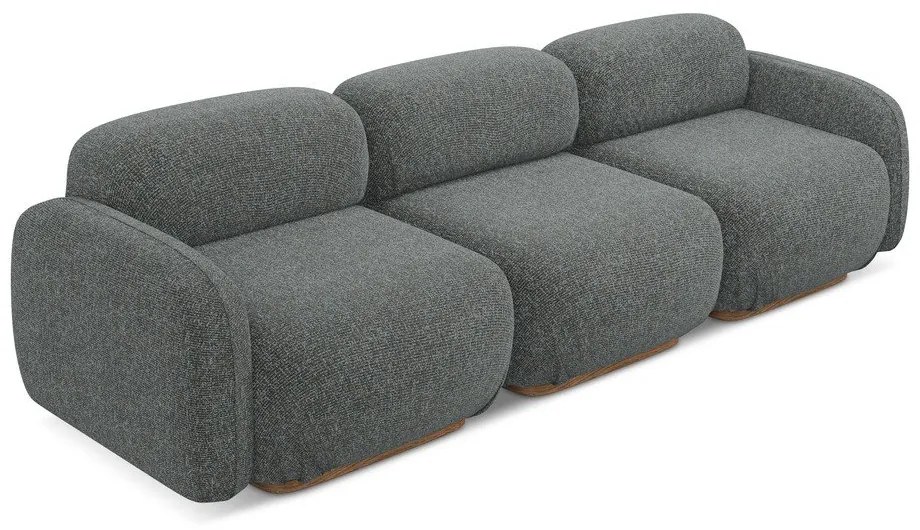 Sivá pohovka 270 cm Ailani – Makamii