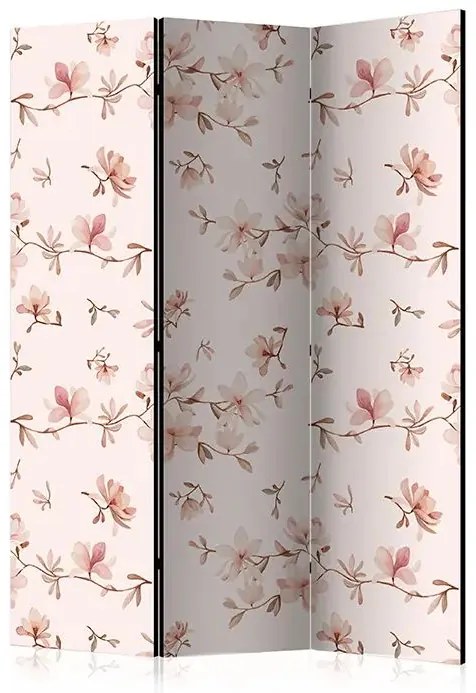 Paraván - Magnolia Twigs [Room Dividers] Veľkosť: 135x172, Verzia: Akustický