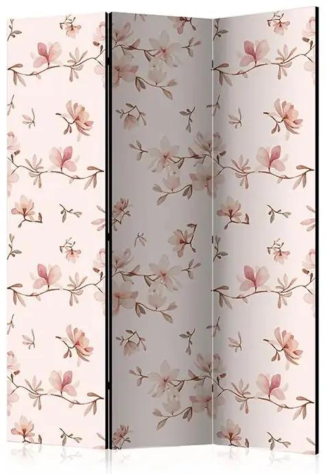 Paraván - Magnolia Twigs [Room Dividers] Veľkosť: 135x172, Verzia: Obojstranný