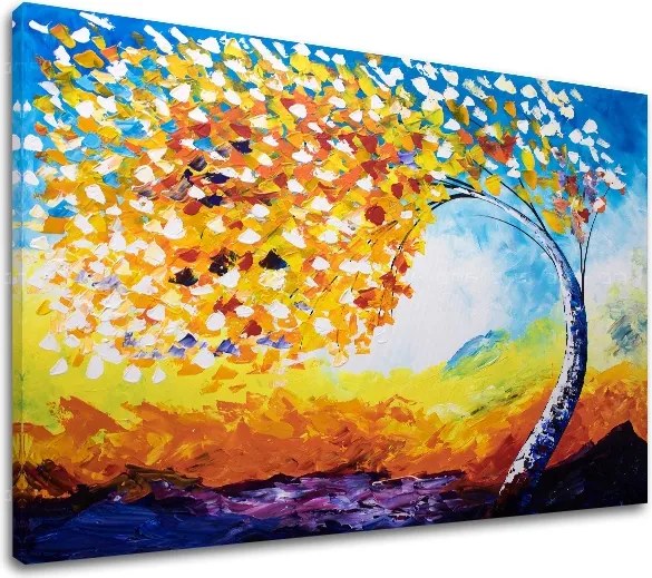 Autorská reprodukcia na plátne STROMY XOBBI113E1