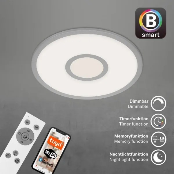 Brilo -LED RGB Stmievateľné stropné svietidlo CENTRO LED/24W/230V Wi-Fi Tuya + DO