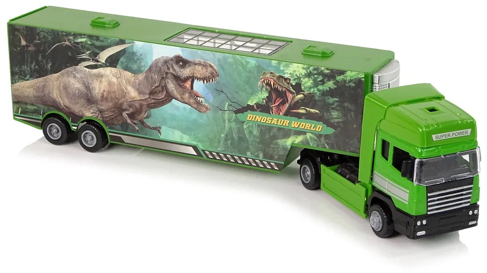 Lean Toys Veľké nákladné auto na prepravu dinosaurov