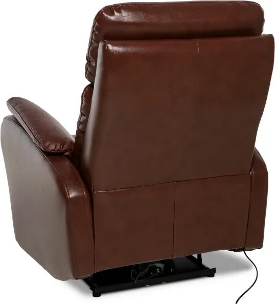 Kožené polohovacie kreslo ELEGANT 2, koňak K 2136 (RE Typ 2)