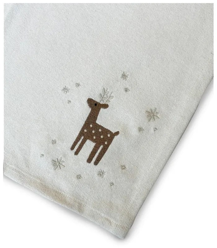 Utierka s vianočným motívom s prímesou bavlny 50x70 cm Christmas Fable – JUNA