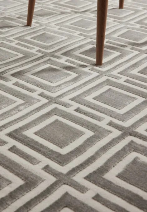 Koberec Elle Decoration Perles Howlite krémový / sivý