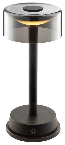 Brilliant - LED stmievateľná nabíjateľná dotyková stolná lampa RAZOR LED/2,5W/5V 2700K IP44 čierna