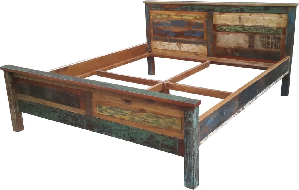 Bighome - Posteľ OLDBOAT 180x220 cm - viacfarebná