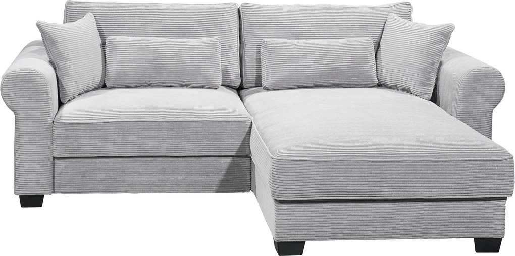 XXXLutz ROHOVÁ SEDAČKA, textil, sivá MID.YOU - Sedačky - 002220051701