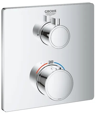 Termostat GROHE Grohtherm bez podomietkového telesa chróm 24078000