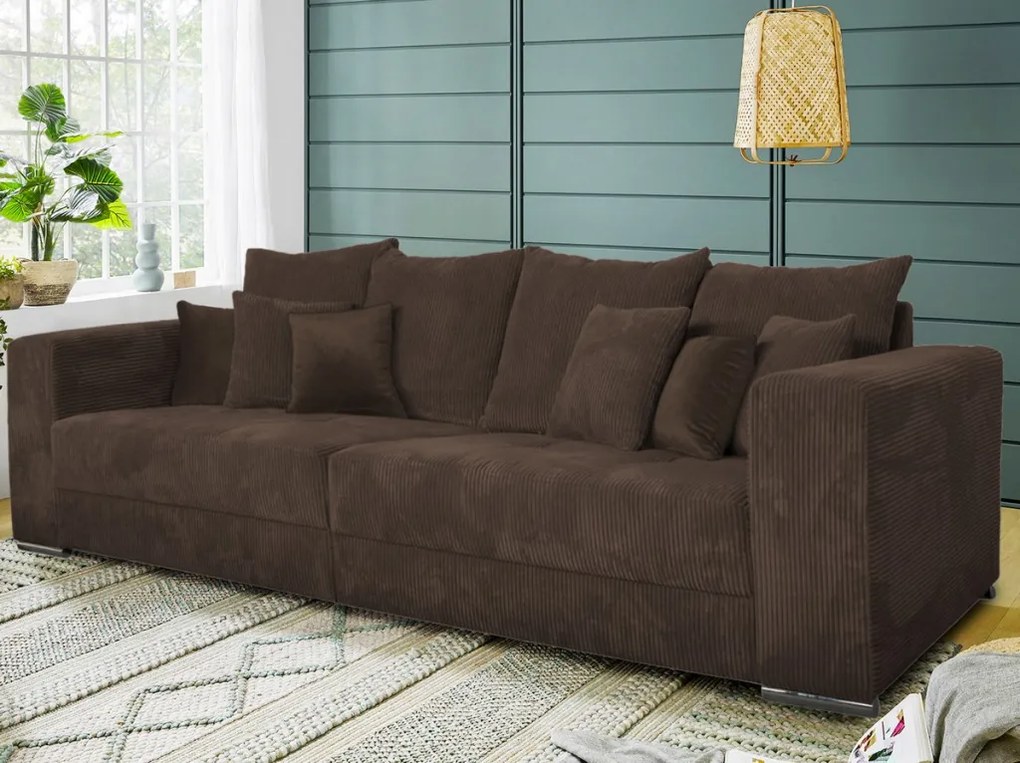 Pohovka Richard, hnedá látka