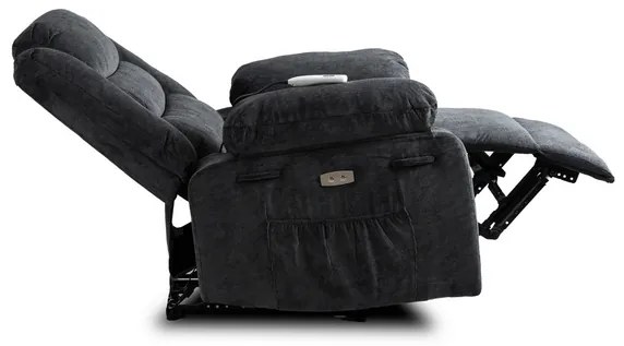 Masážne kreslo AMADEO čiernosive