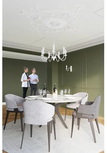 Nástenné svietidlo MINERWA 1xE14/40W/230V biela