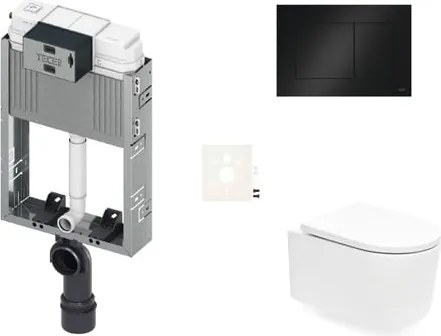 Závesný wc set na zamurovanie SAT SIKOTZREX67BL