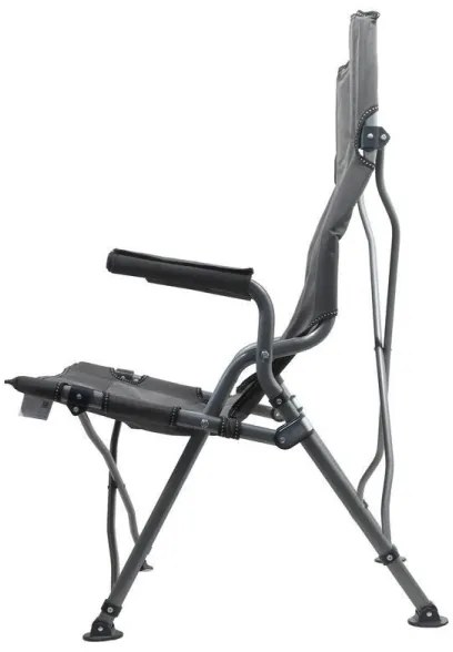 Skladacia kempingová stolička šedá