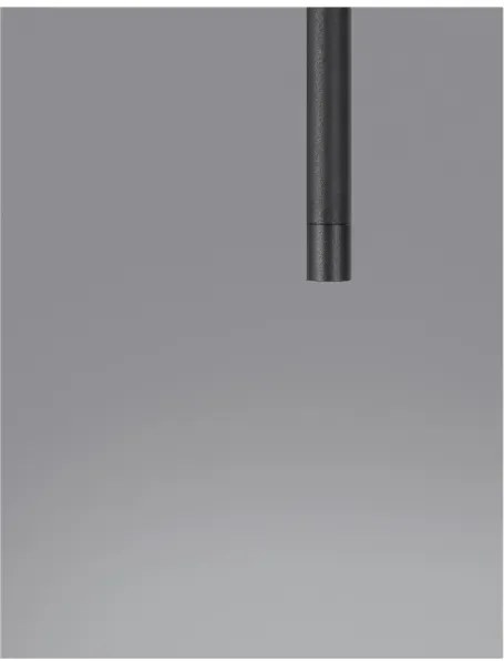 LED luster Elettra 15 čierne