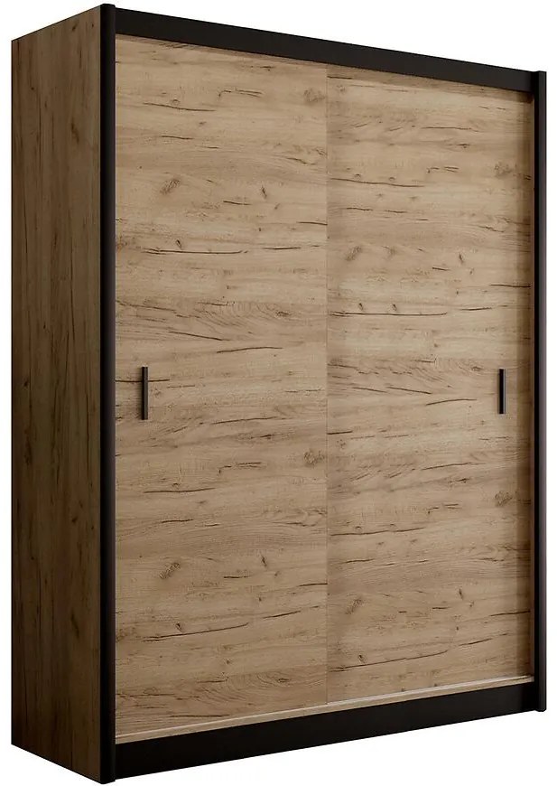 Skriňa Multi 203 craft/čierna