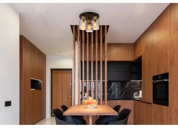 Globo 15768-3D - Prisadené stropné svietidlo ALEIDIS 3xE27/25W/230V pr. 30 cm