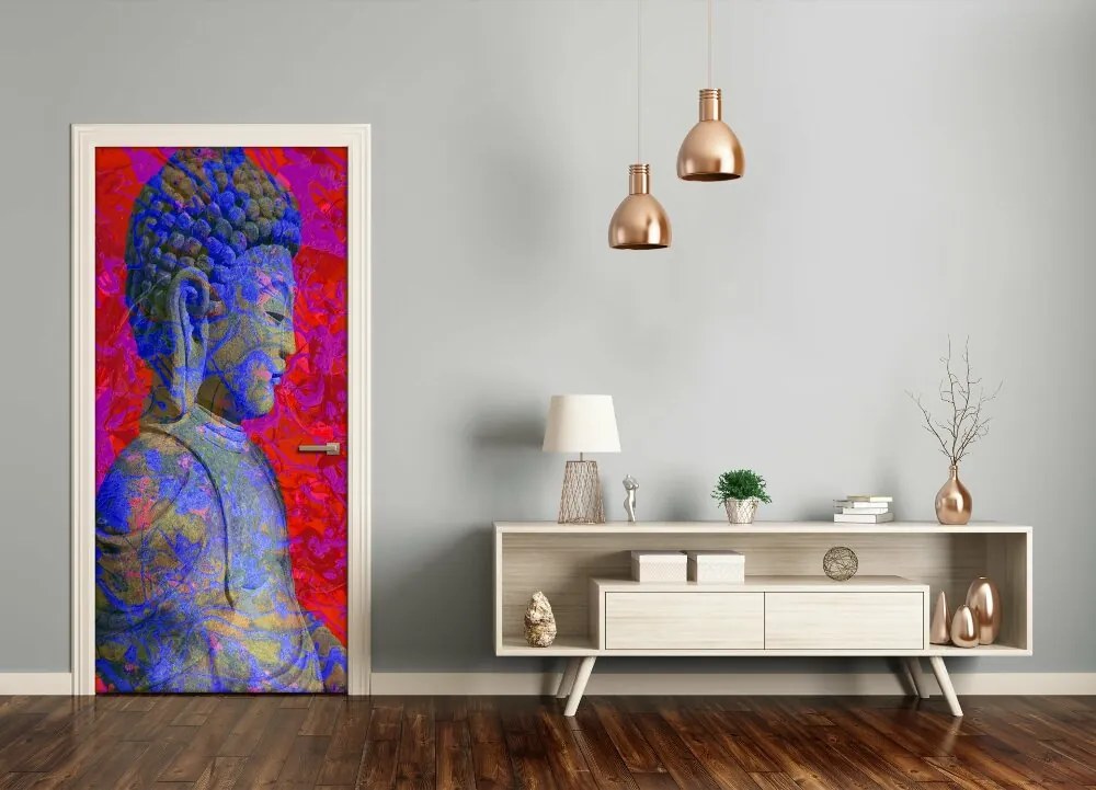 Samolepiace fototapety na dvere Abstrakde budha 95x205 cm