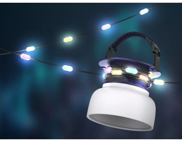 Immax 08493L - LED RGB Prenosná solárna nabíjacia lampa LED/10W/5V 3600 mAh IP65