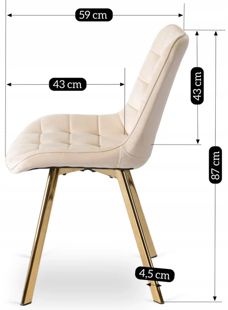 PROXIMA.store - Čalúnená stolička DEVI