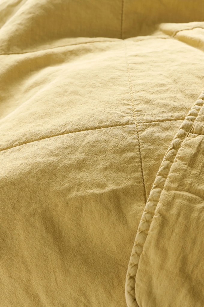 Ib Laursen Prešívaný pléd Lemon Drop 130 × 180 cm