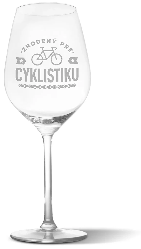 Sablio Pohár na víno Zrodený pre cyklistiku: 49 cl