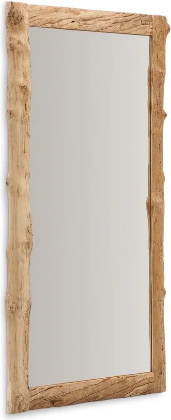 Nástenné zrkadlo s dreveným rámom 105x200 cm Ibro – Kave Home