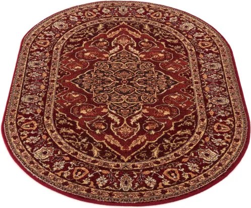 Koberec Agnella Isfahan Leyla Rubín ovál