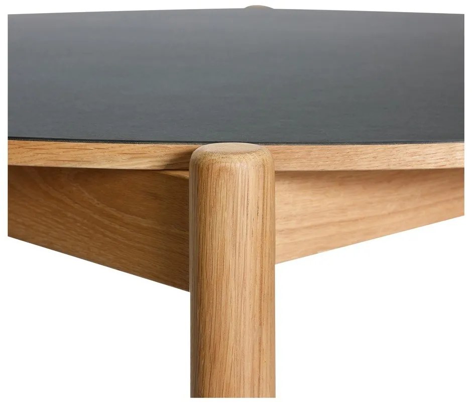 Okrúhly jedálenský stôl z dubového dreva ø 115 cm Oblique – Hübsch