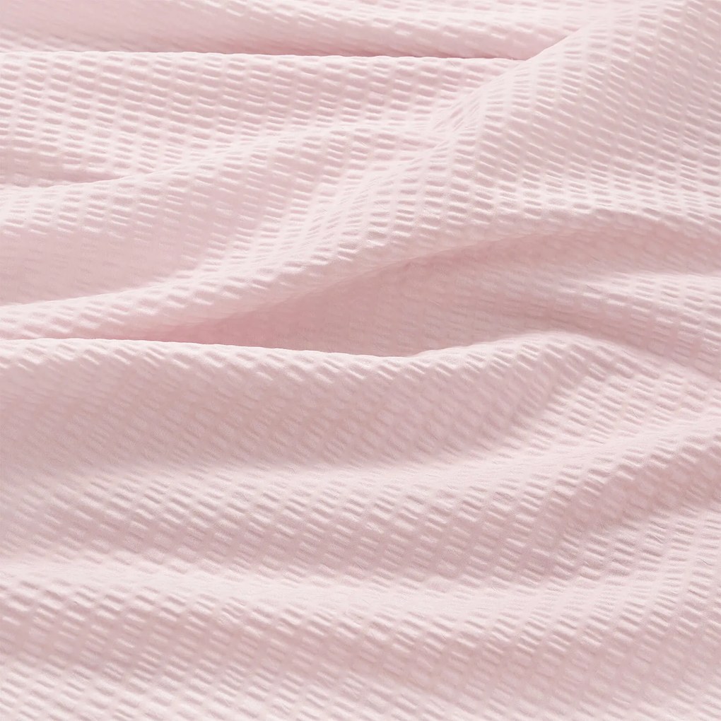 Goldea krepové posteľné obliečky - púdrovo ružové 140 x 200 a 70 x 90 cm