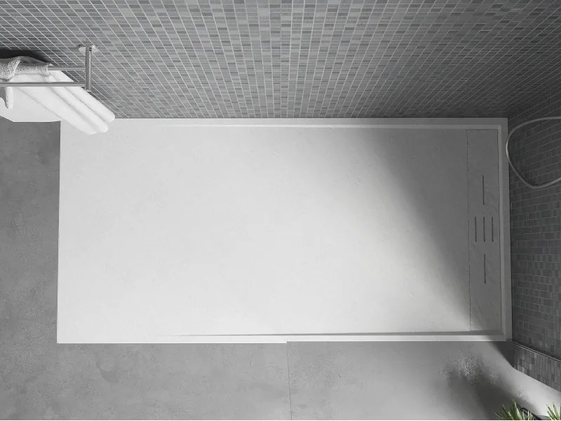 Mexen Amon obdĺžnikový sprchový kút SMC 140 x 70 cm, biely - 4F107014