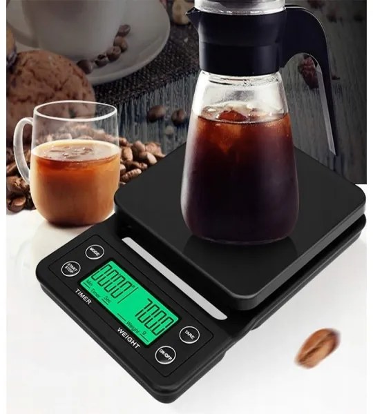VK 17136 Digitálna kuchynská váha 5 kg, čierna