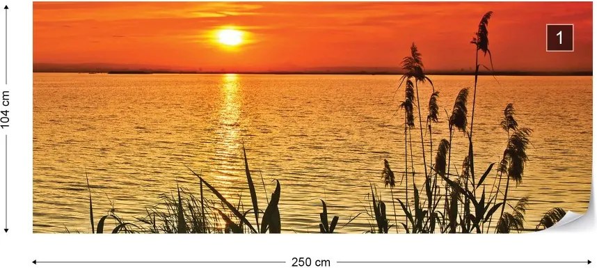 Fototapeta GLIX - Sunset Coast + lepidlo ZADARMO Vliesová tapeta  - 250x104 cm