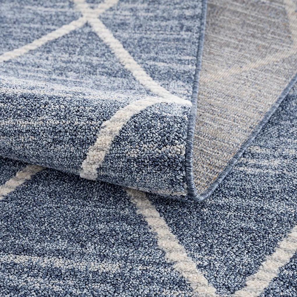 Dekorstudio Moderný koberec ART 2646 modrý Rozmer koberca: 120x170cm