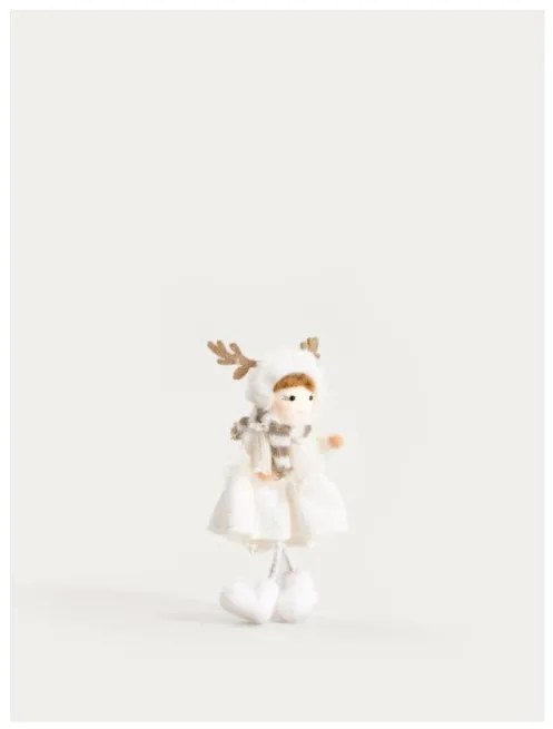 Vianočná dekorácia PLYS bábika 753831