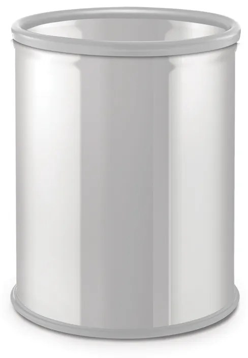 Kancelársky odpadkový kôš 7 L, lakovaný biely