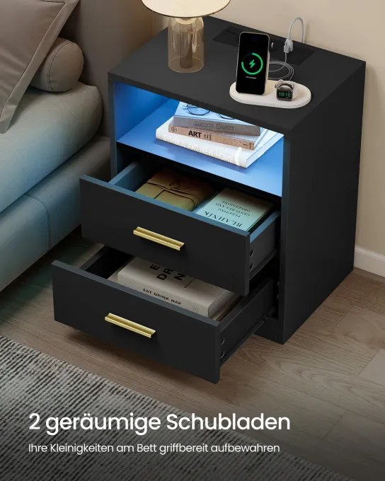 Set dvoch nočných stolíkov CUSTOS LET829BC01 (2 ks)