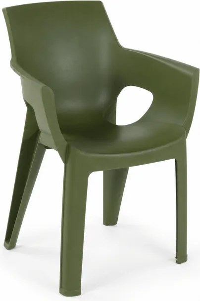Záhradná jedálenská stolička IVY, zelená