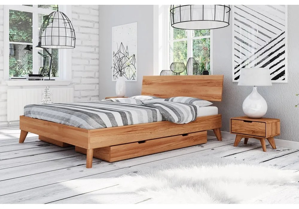 Nočný stolík z bukového dreva Greg - The Beds