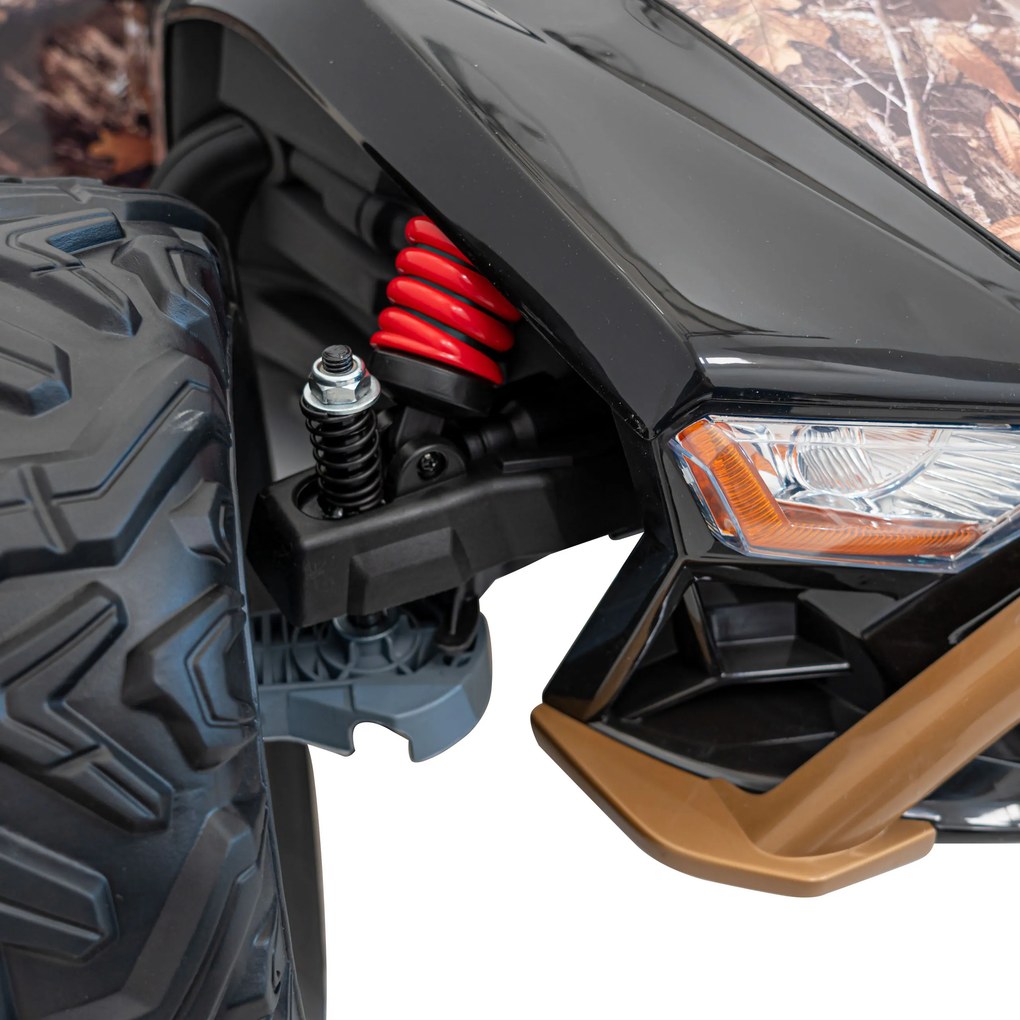 Ramiz Elektrická bugina Racing 5 pre deti čierna + motory 2x200W + diaľkové ovládanie + LED audio + pomalý štart