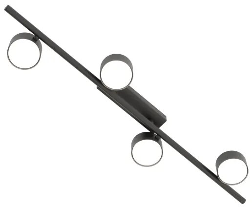 Stropné svietidlo BET 4xGX53/12W/230V čierna