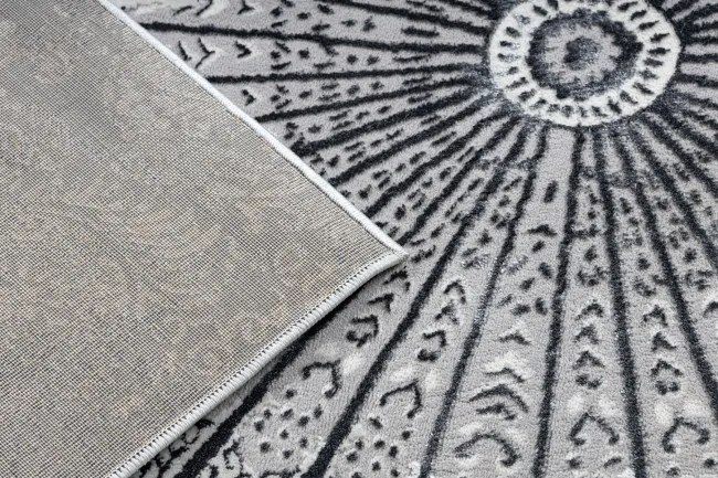 Koberec ALLURE 5715 svetlosivý / biely